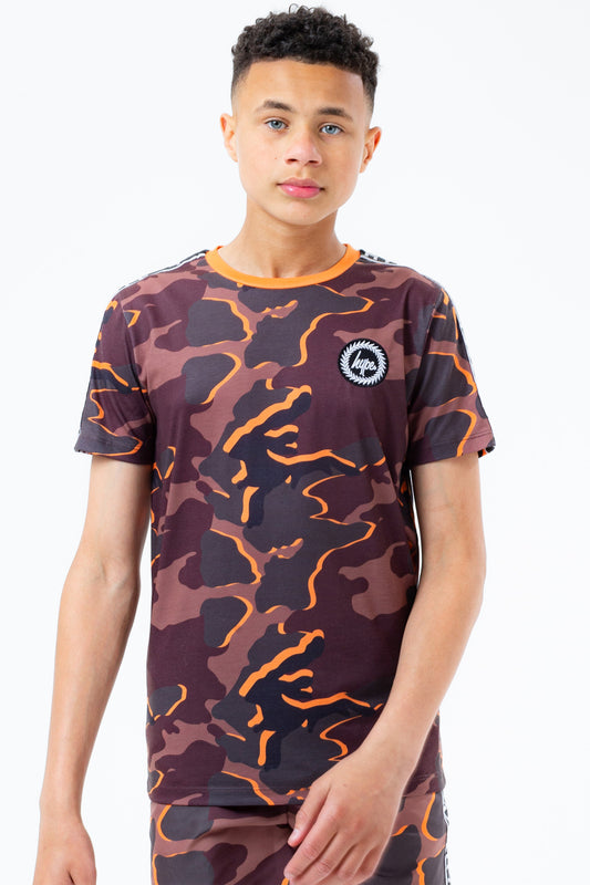 Hype Sunline Camo Boys T-Shirt