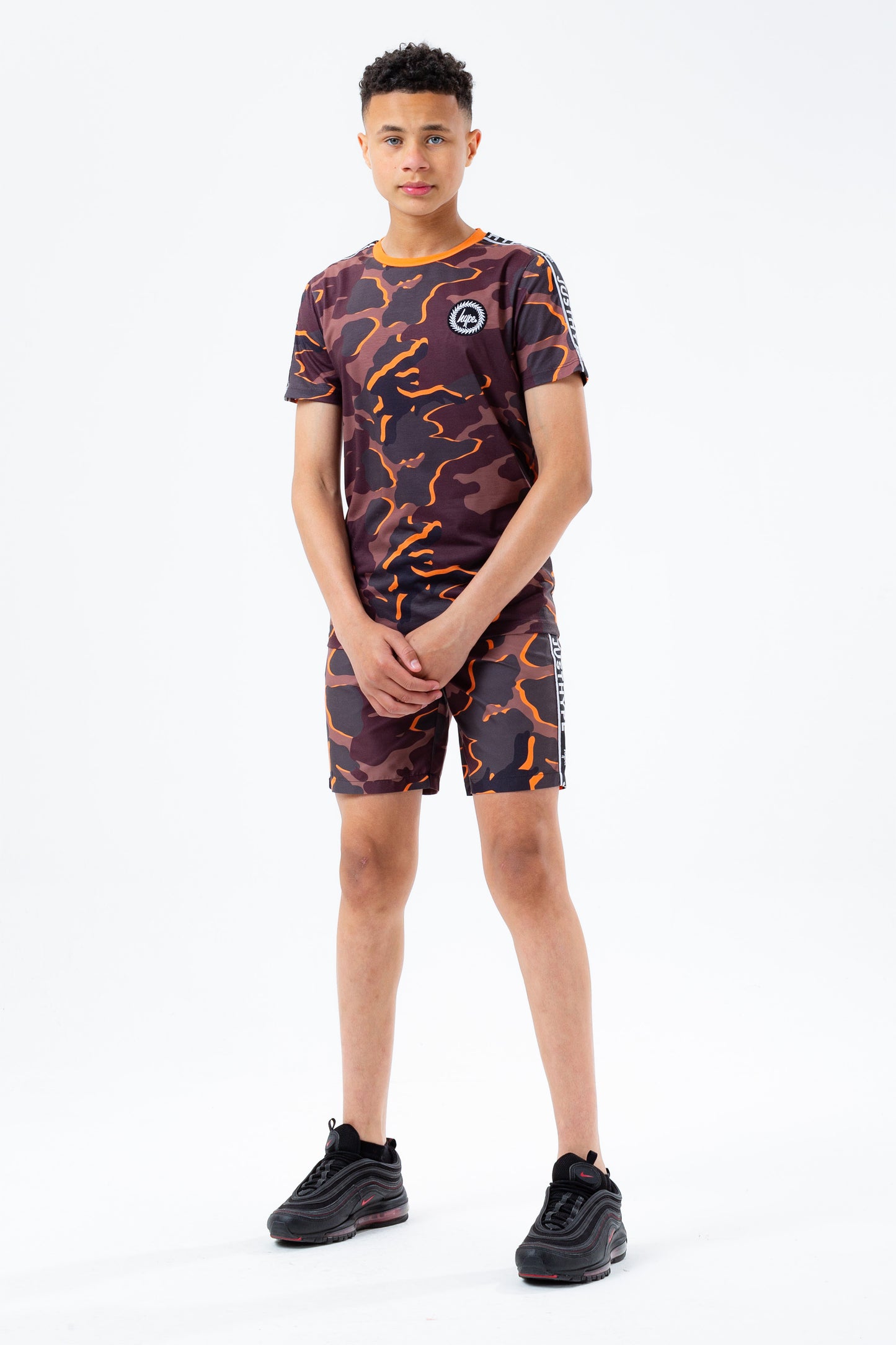 Hype Sunline Camo Boys T-Shirt