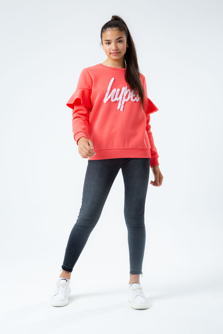 HYPE CORAL GIRLS CREW NECK