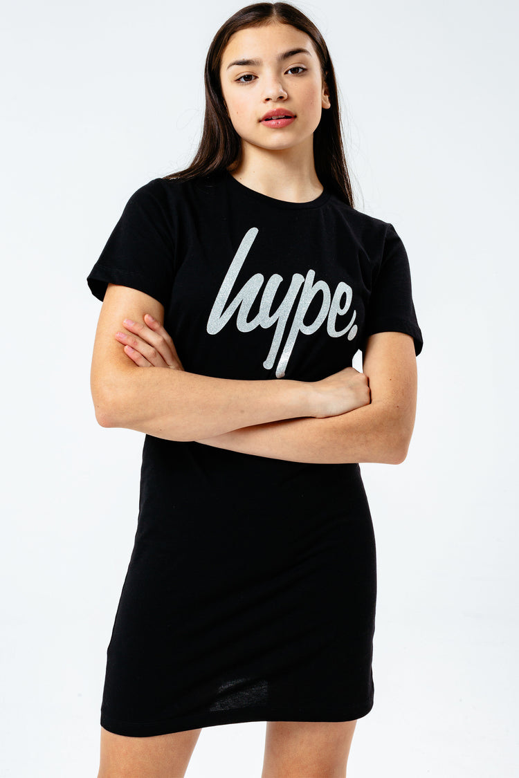 HYPE GLITTER GIRLS T-SHIRT DRESS