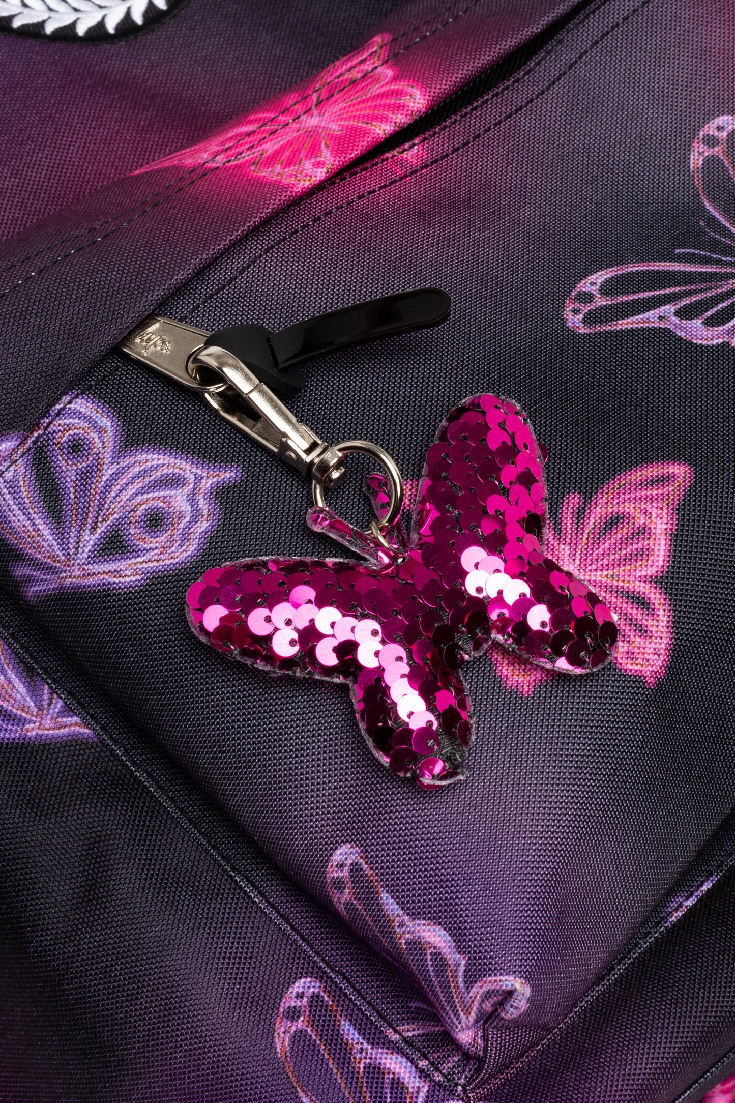 Hype Pink/Purple Glow Butterfly Backpack