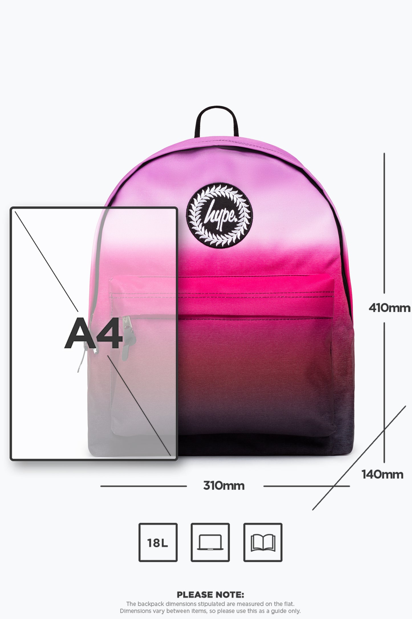 Hype Pink Fuchsia Fade Backpack