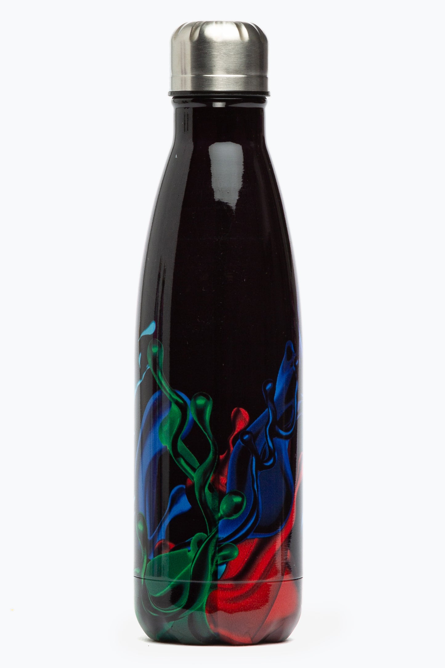 Hype Black Liquid Drips Metal Bottle