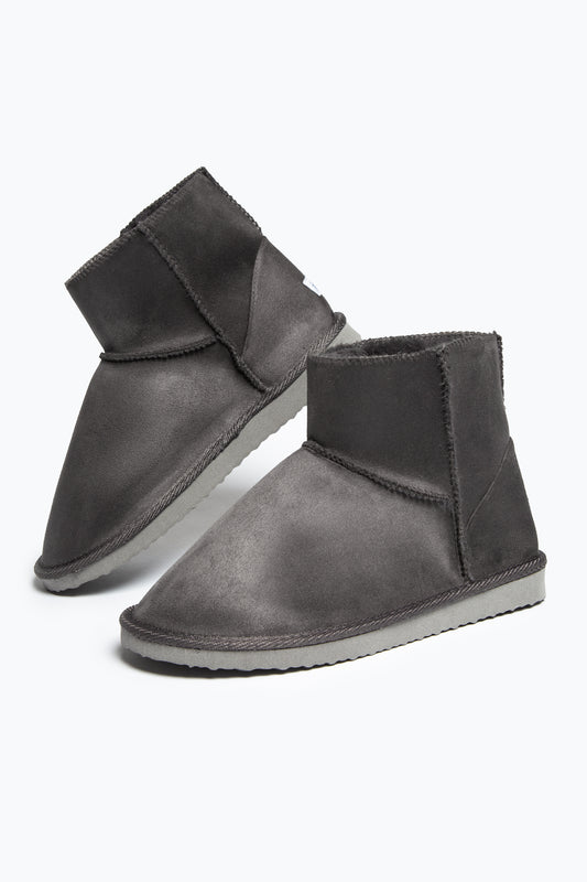 Hype Grey Womens Slippers Boot