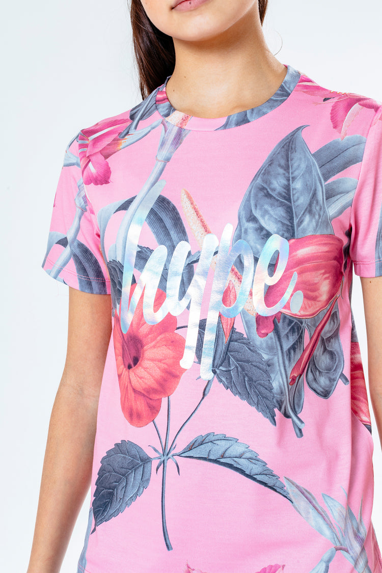 Hype Pink Hawaii Kids T-Shirt