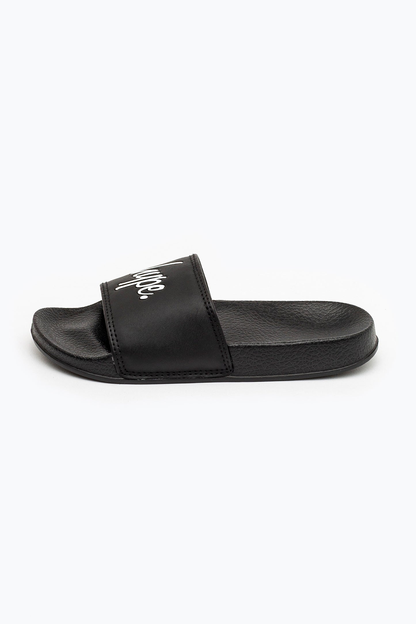 Hype Black Script Kids Sliders