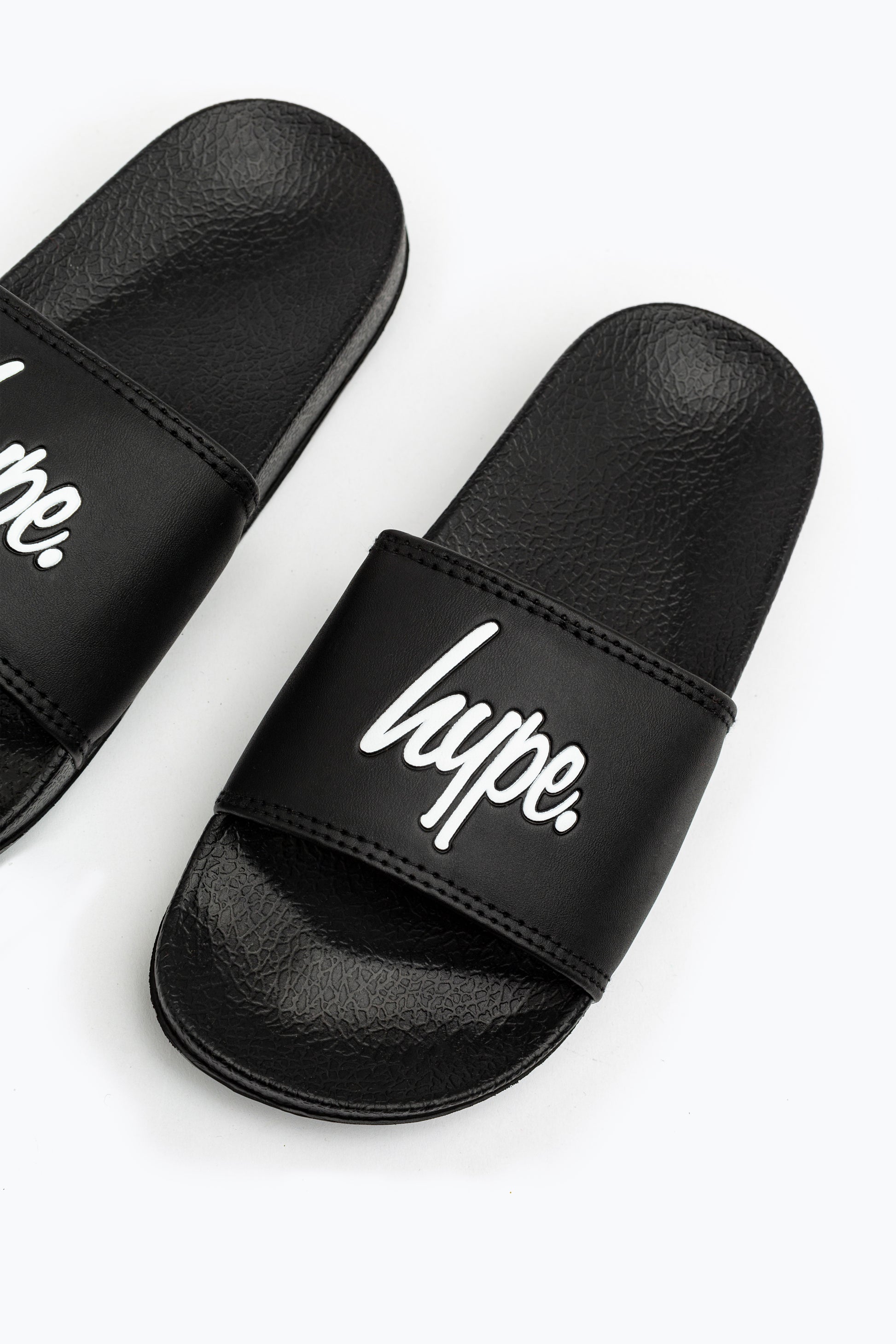 Hype Black Script Kids Sliders