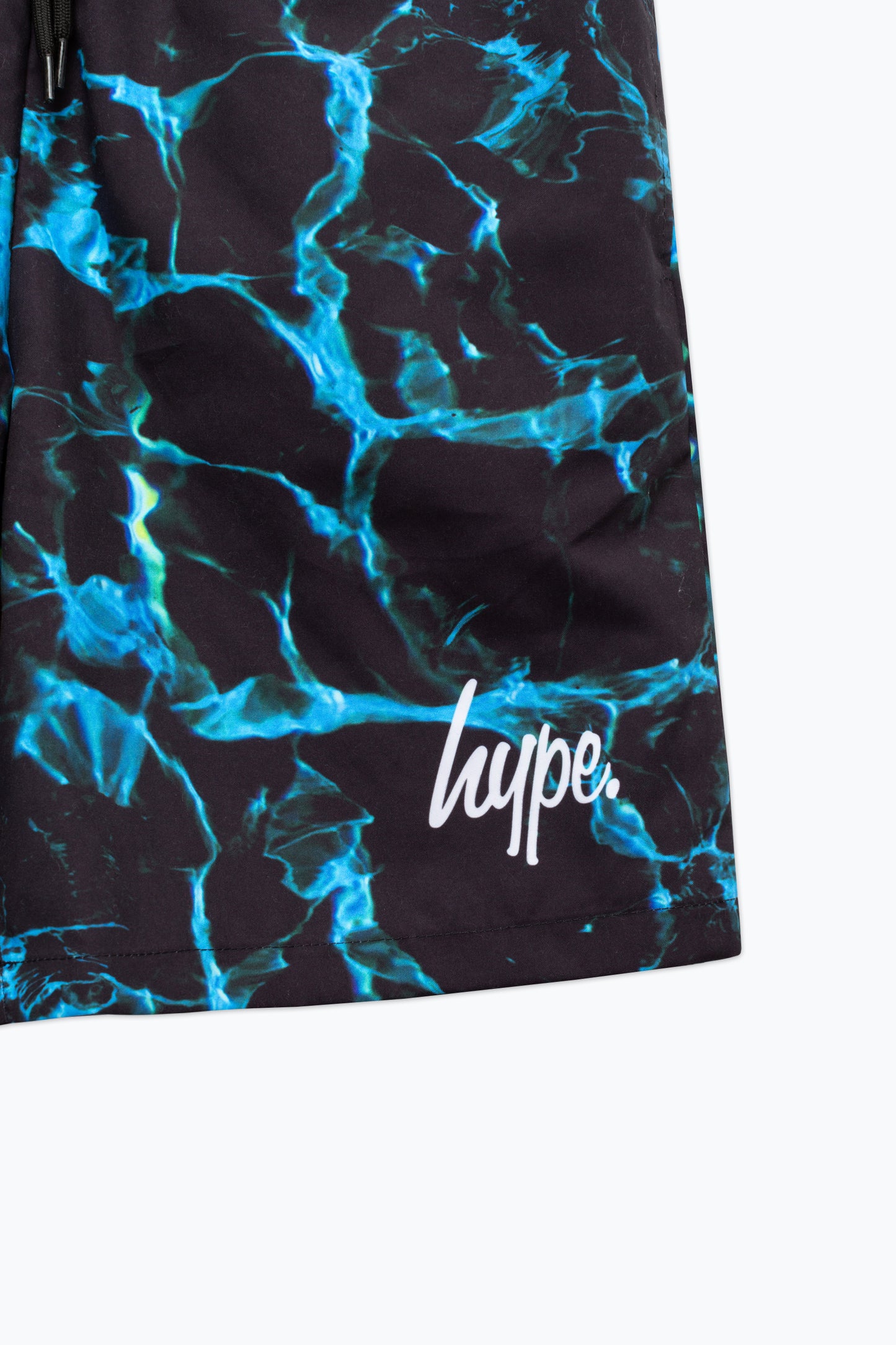 Hype Boys Black X-Ray Pool Mini Script Swim Shorts