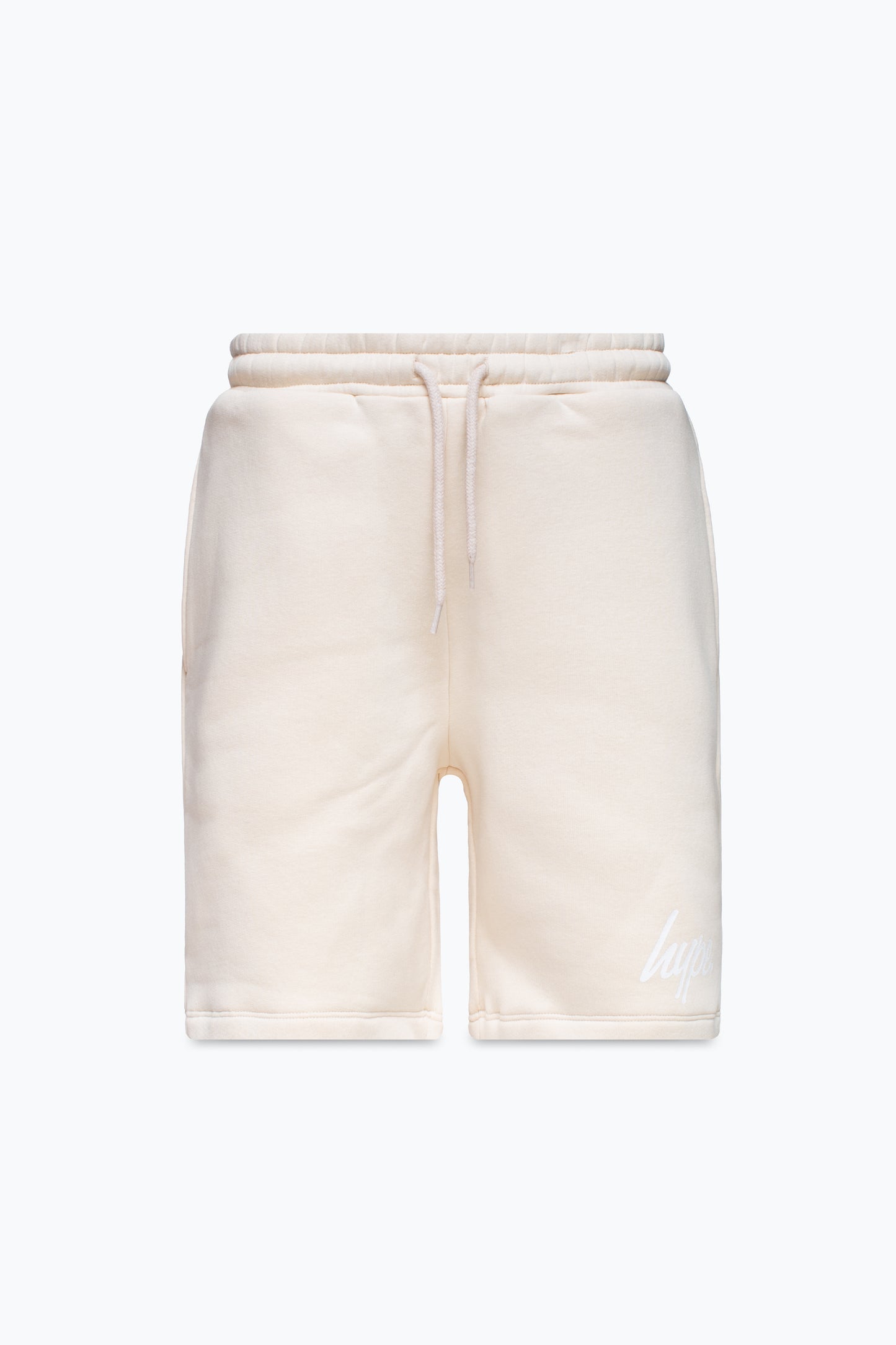 Hype Boys Beige Script Shorts