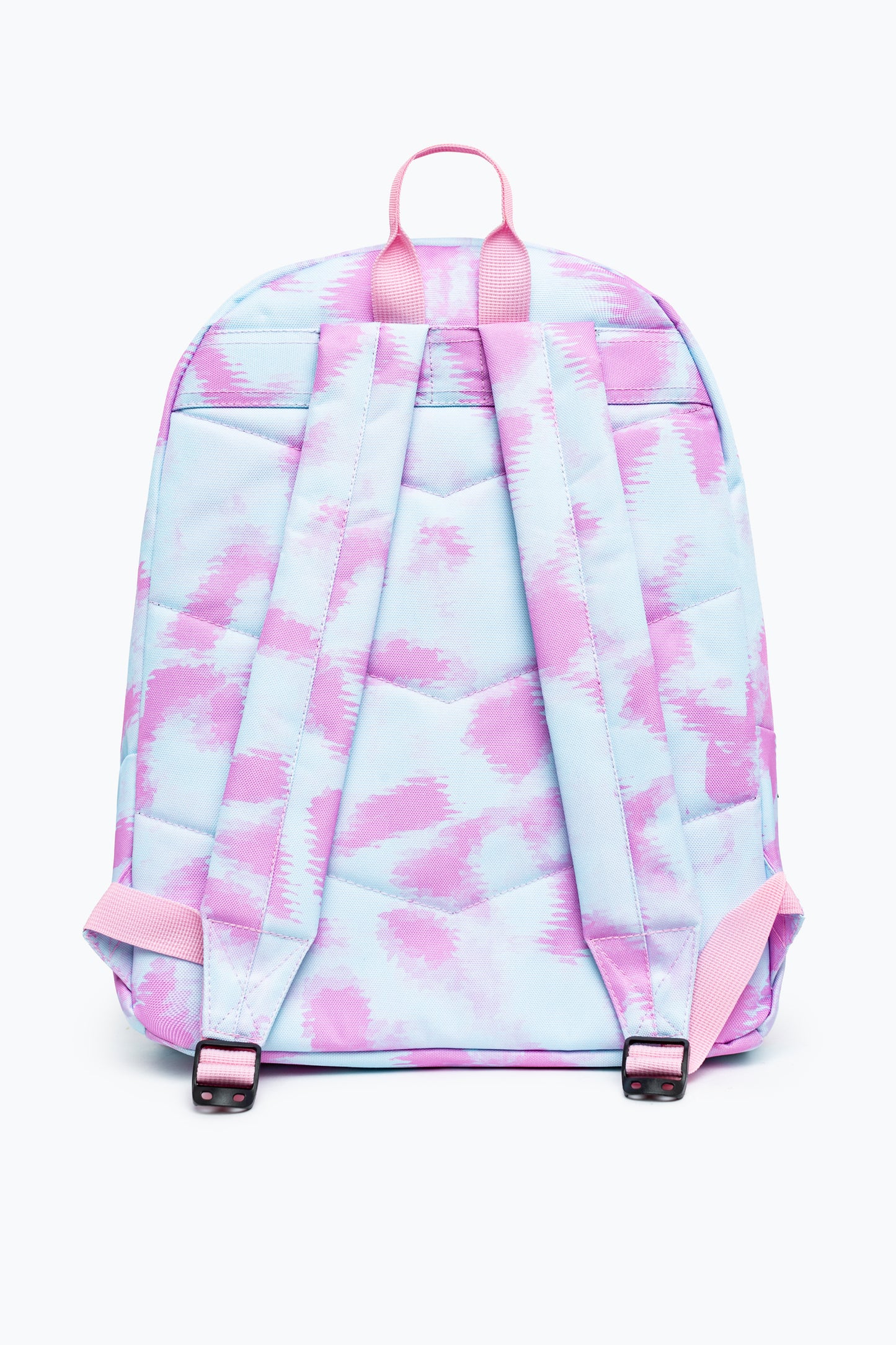 Hype Unisex Splodge Tie Dye Blue And Lilac Crest Backpack