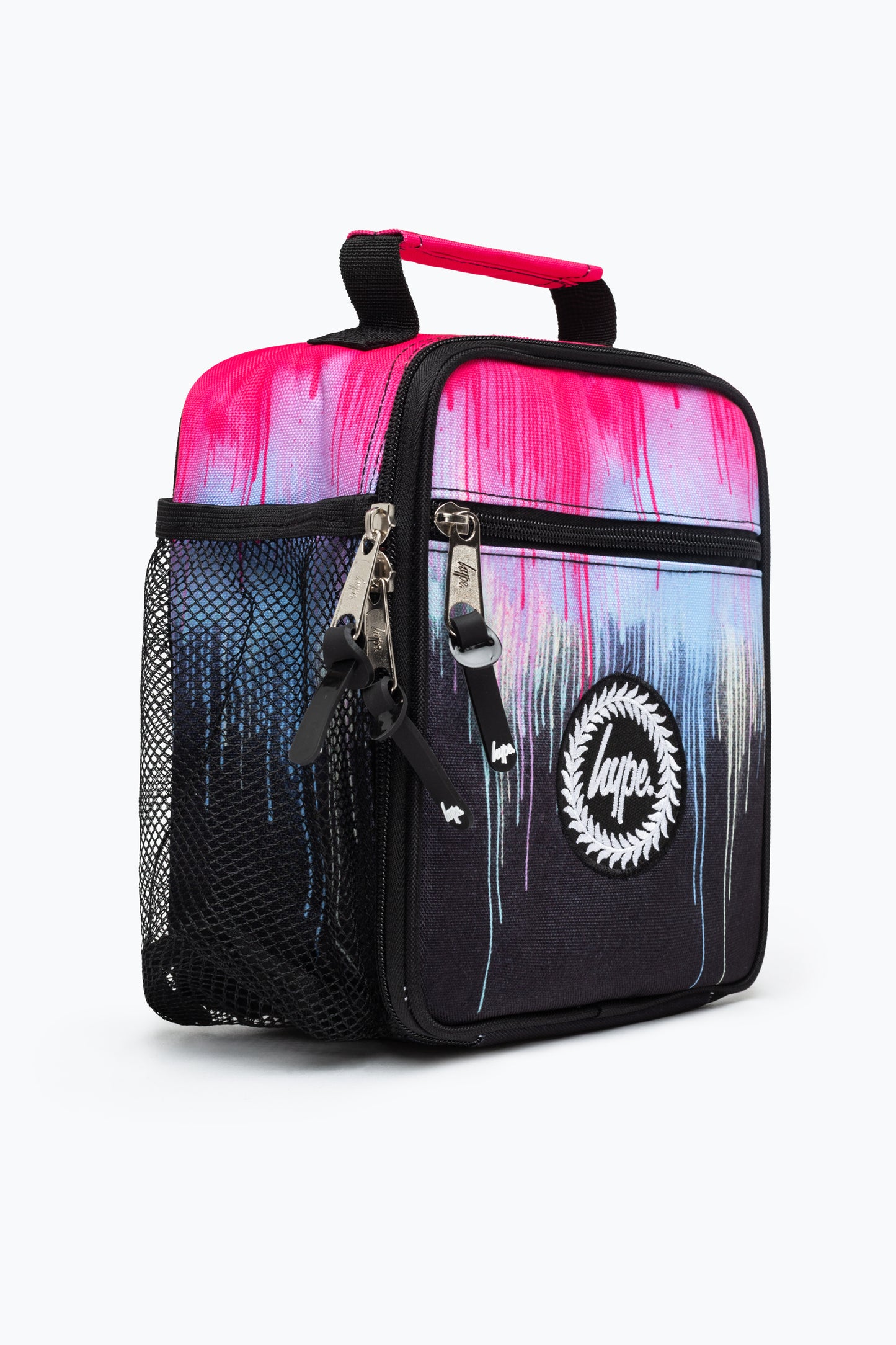 Hype Unisex Pink Drip Crest Lunchbox