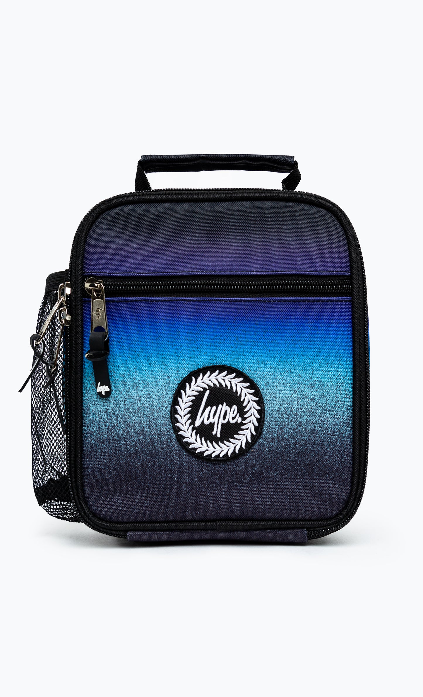 Hype Unisex Blue Speckle Fade Crest Lunchbox