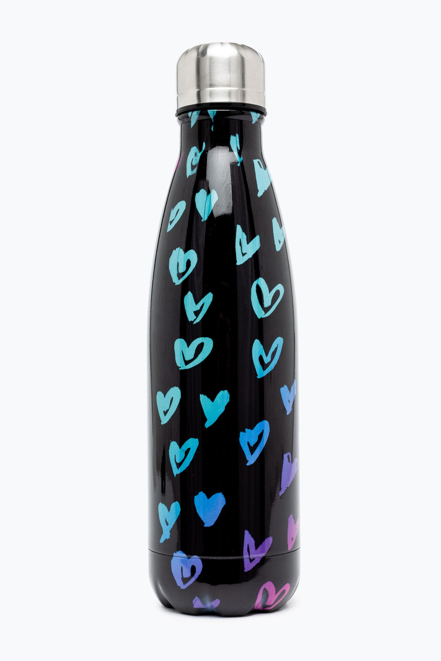 Hype Unisex Scribble Heart Pink Crest Bottle