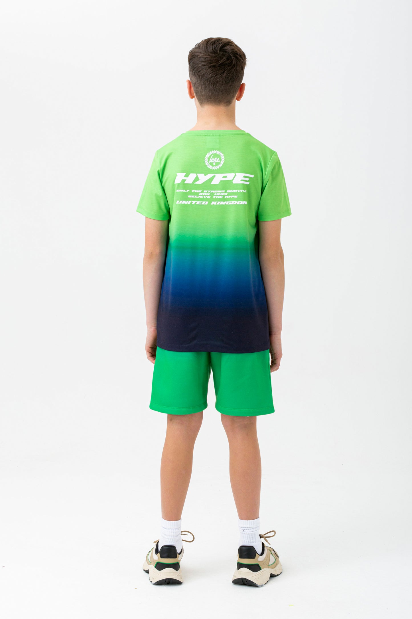 Hype Boys Green Lime Script T-Shirt