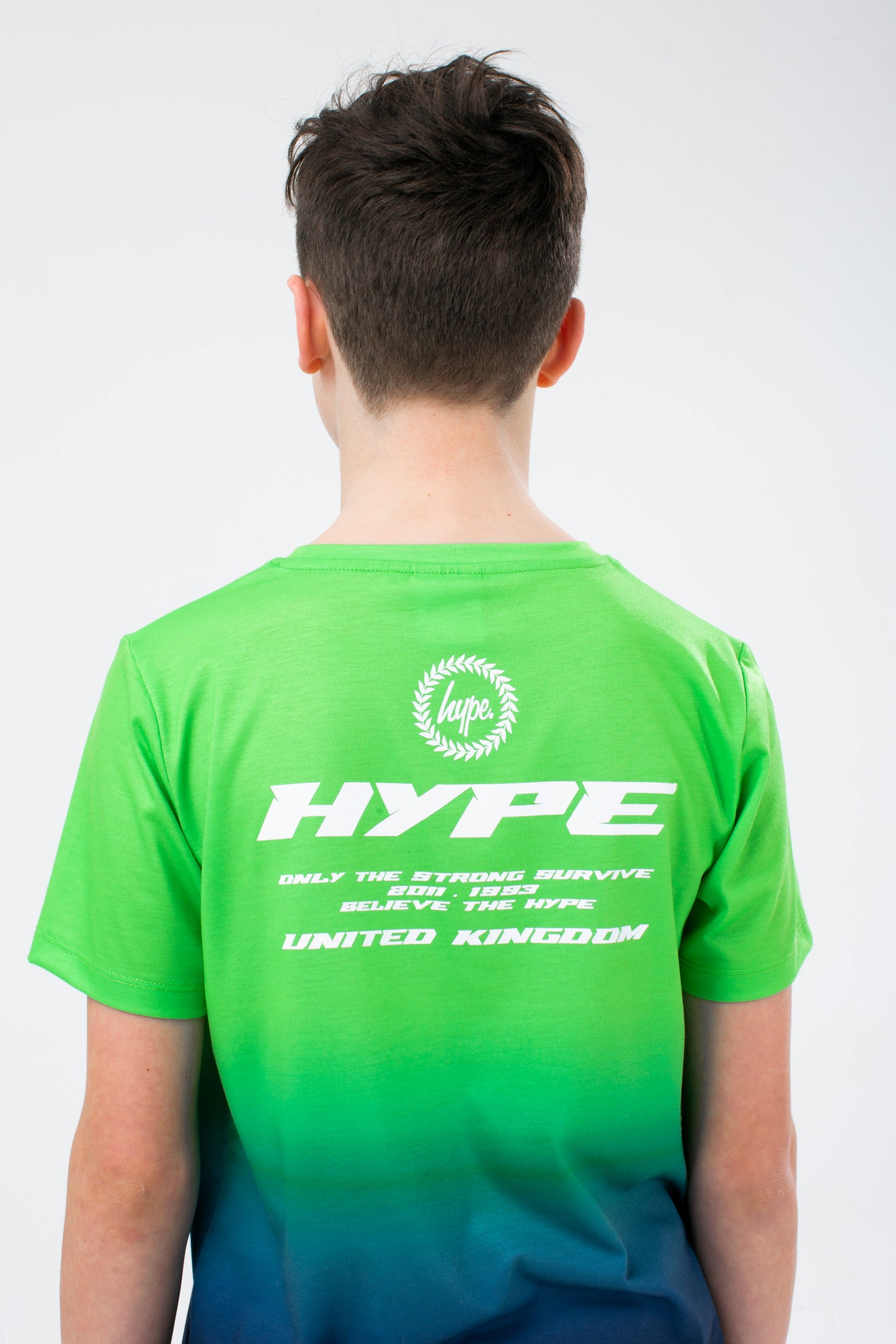 Hype Boys Green Lime Script T-Shirt