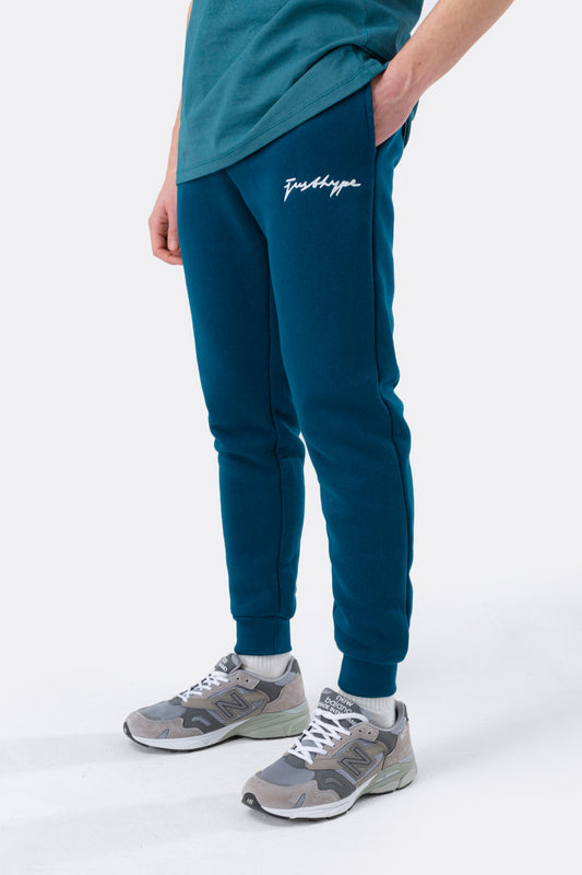 Hype Mens Teal Scribble Joggers