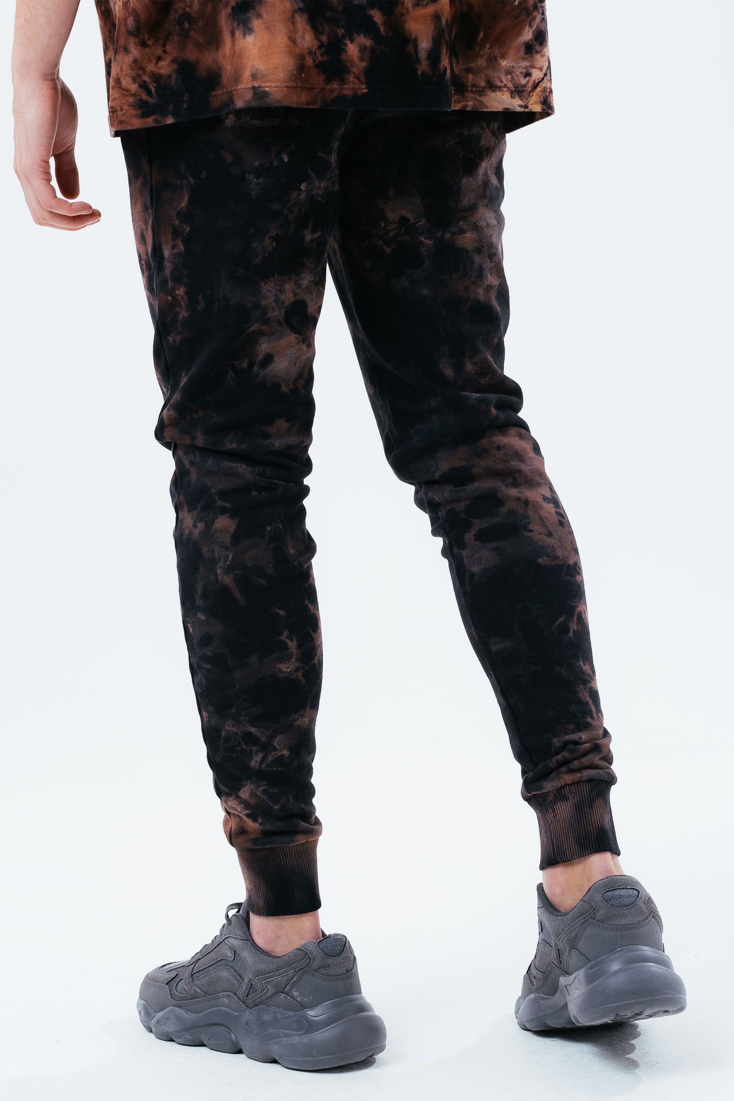 Hype Multi Dark Acid Wash Men'S Joggers