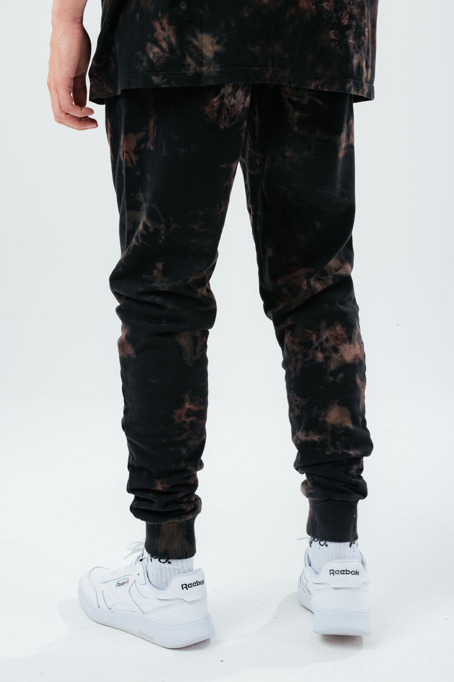 Hype Multi Dark Acid Wash Men'S Joggers