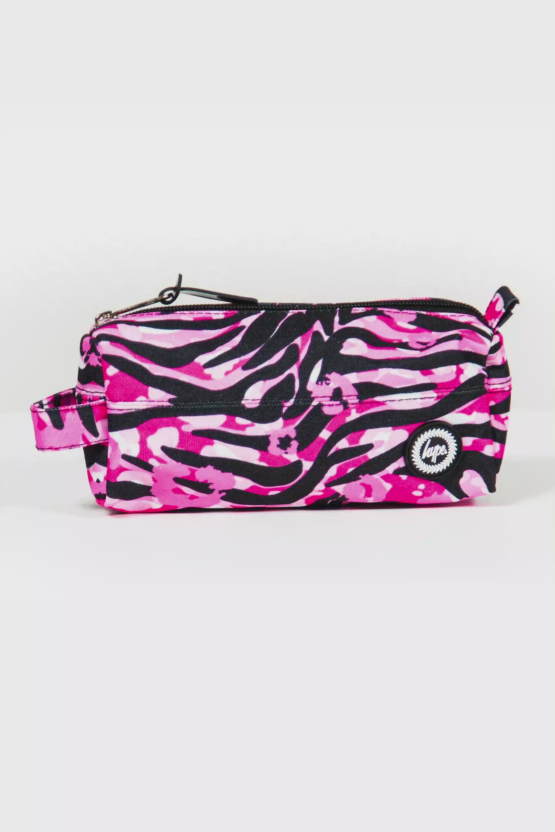 Hype Zebra Animal Pink Pencil Case Video